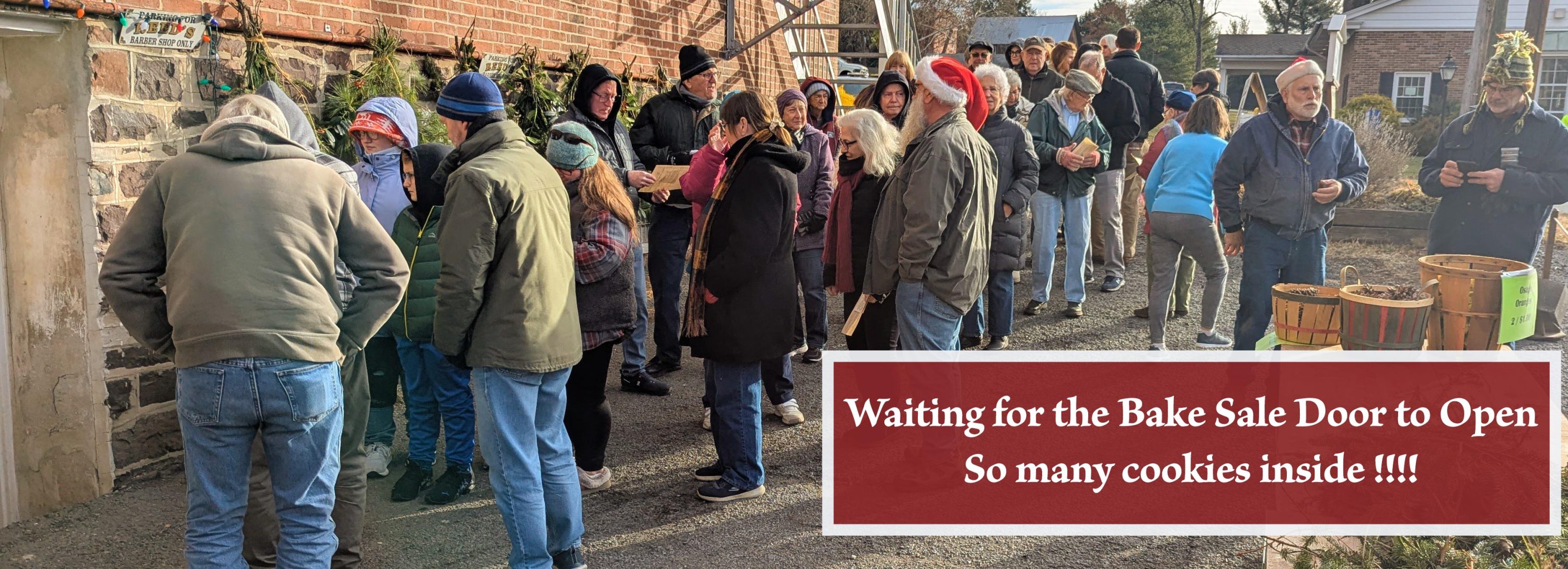 The traditional Pennsylvania Dutch Christmas cookies at the Goschenhoppen Christmas Market are so good people arrive early and stand in line waiting for the door to open.